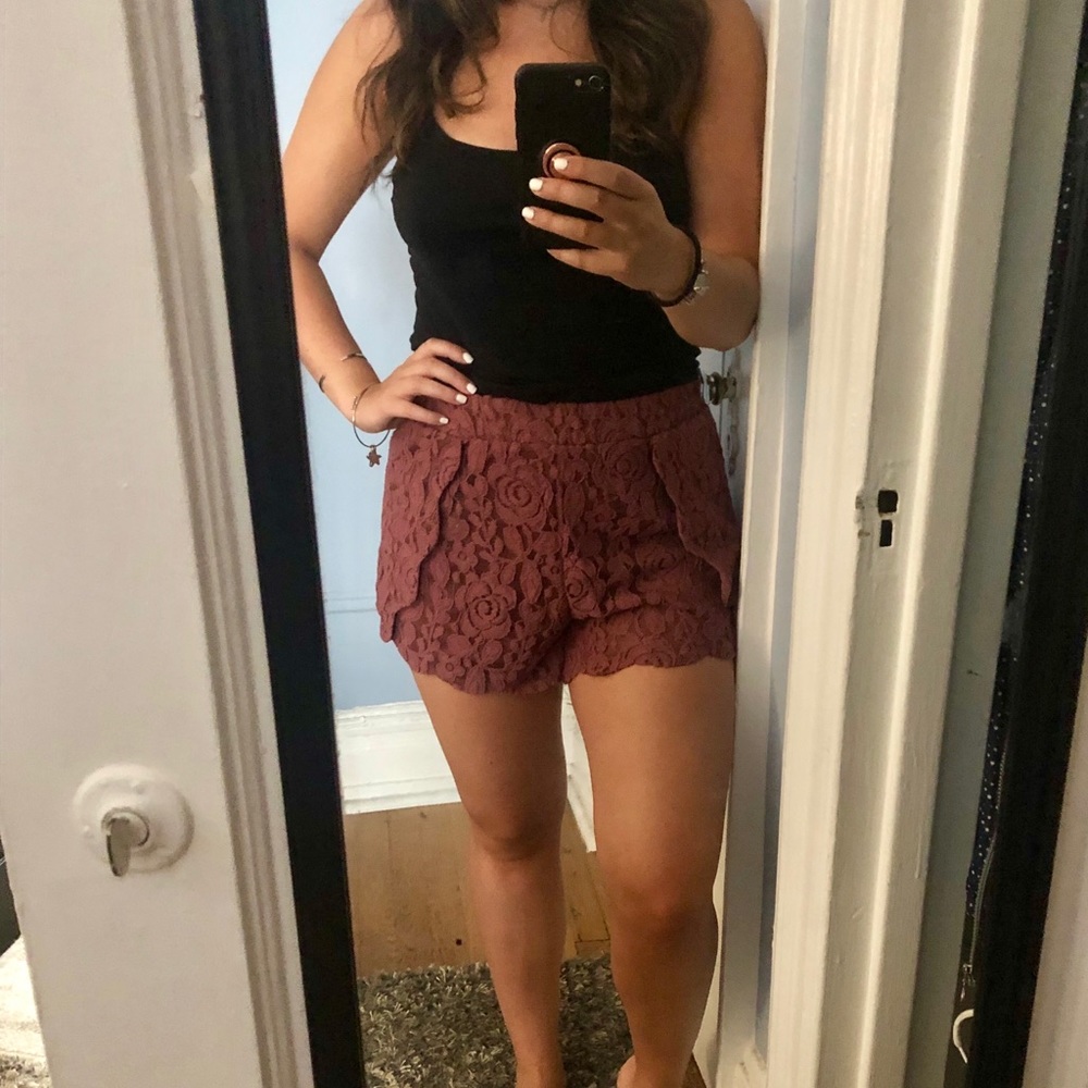 Purple Lace Short